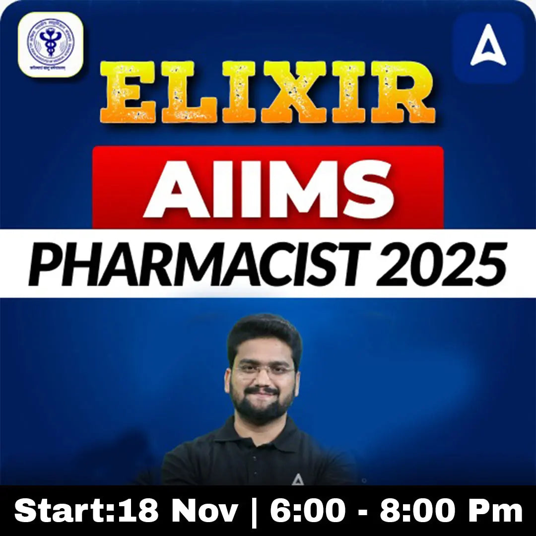 ELIXIR AIIMS PHARMACIST 2025 | Online Live + Recorded Classes by Adda 247