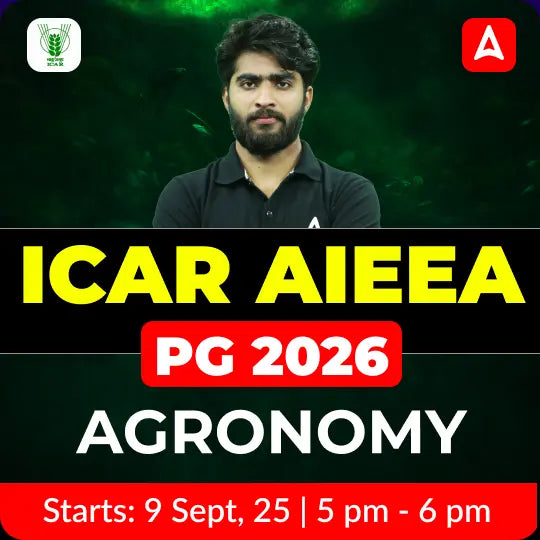 ICAR AIEEA PG 2026 Agronomy Complete Batch | Online Live Classes By Adda247