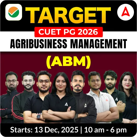 Target CUET PG 2026 AgriBusiness Management (ABM) New Batch | Hinglish | Online Live by Adda247