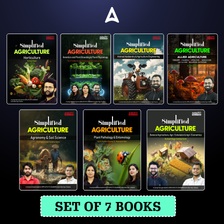 Simplified Agriculture 7 Books Allied + Animal Husbandry &Agriculture Engineering +Agronomy & Soil Science +General Agriculture + Genetics and Plant Breeding & Plant Physiology +Horticulture +Plant Pathology & Entomology For IBPS AFO,FCI,Agriculture Exams