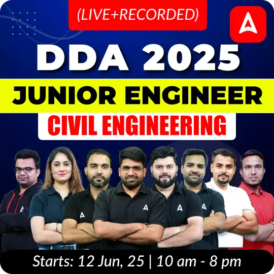 Nishchay - DDA JE (Civil Engineering) 2025 | Hinglish | Online Live + Recorded Classes