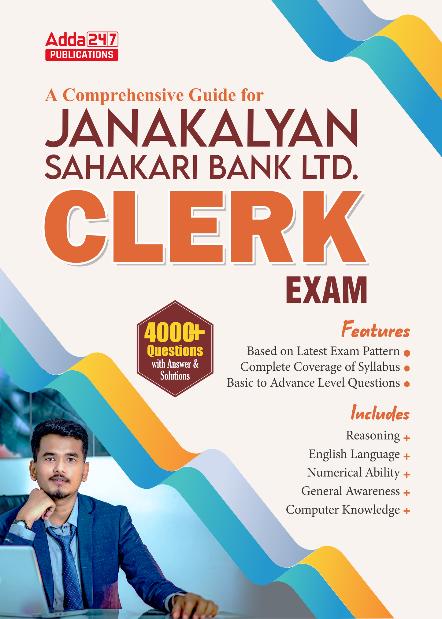Comprehensive Guide For Jana Kalyan Sahakari Bank Clerk Exam 2025 with 4000+ Questions with Answer & Solutions (English Printed Edition) By Adda247