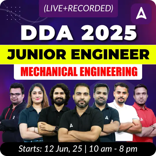 Nishchay - DDA JE (Mechanical Engineering) 2025 | Hinglish | Online Live + Recorded Classes