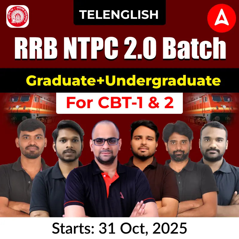 RRB NTPC 2.O Batch (2025-26) | Complete CBT-1 & CBT-2 Batch | Complete Live Batch | Online Classes By Adda247