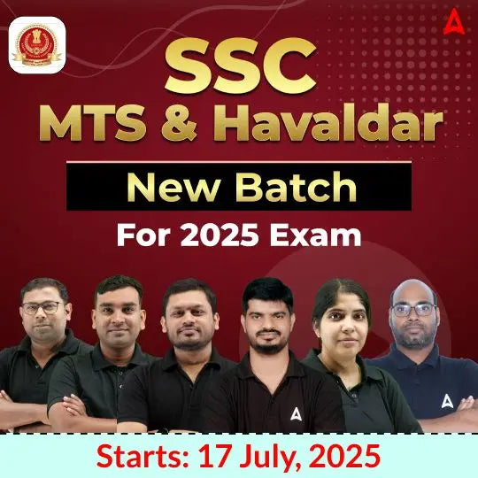 SSC MTS(Multi-Tasking Staff) & Havaldar New Batch with Test Series and eBook for 2025 Exam | Online Live Classes