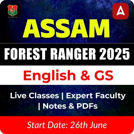Assam Forest Ranger English & GS | Assam | Online Live Classes by Adda 247