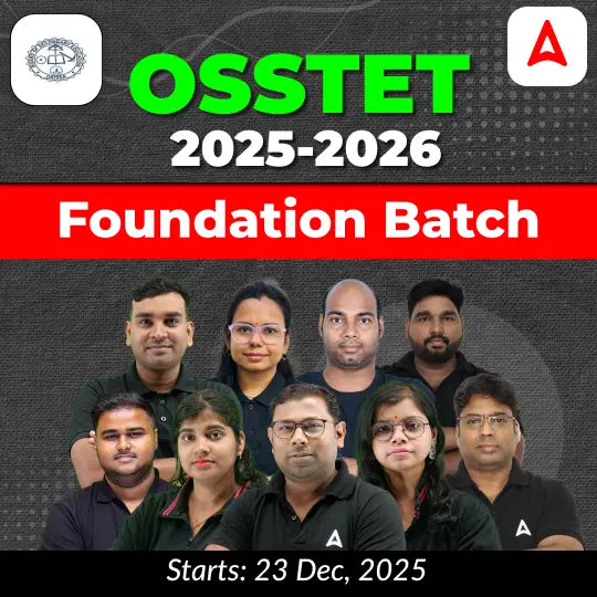 OSSTET EXAM 2025-26 Foundation Batch | Online Live Classes By Adda247