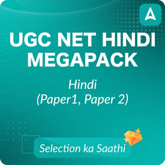 UGC NET HINDI MEGA PACK (LIVE CLASSES | TEST SERIES | VIDEOS)