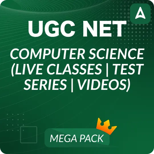 UGC NET COMPUTER SCIENCE MEGA PACK (LIVE CLASSES TEST SERIES VIDEO