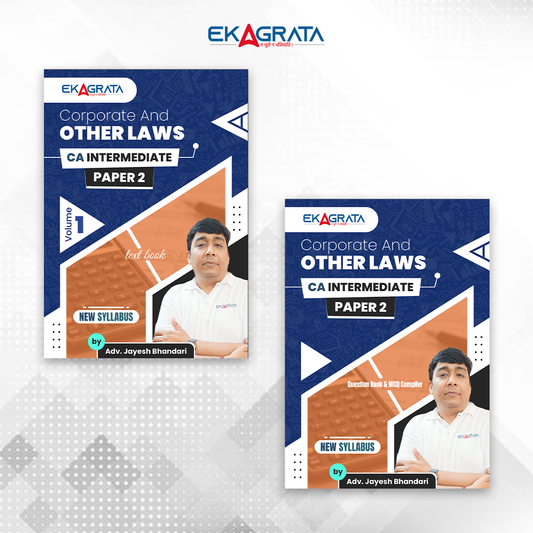 CA Intermediate Corporate and Other Law Books by Adv. Jayesh Bhandari