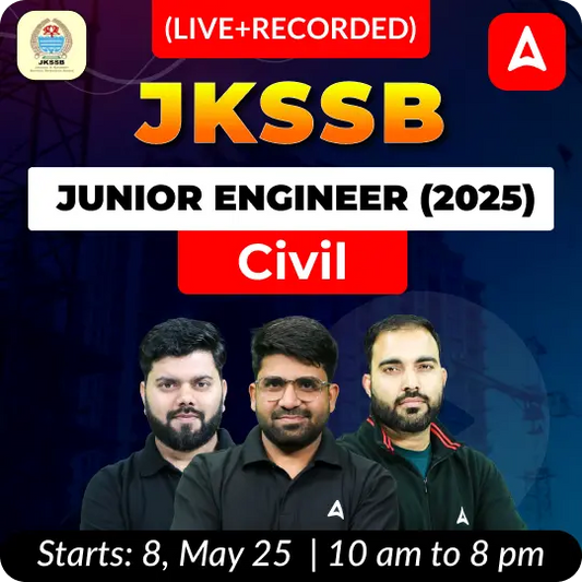 Lakshya 1.0 - JKSSB JE (Civil) Complete Batch for 2025 | Hinglish | Online Live Classes