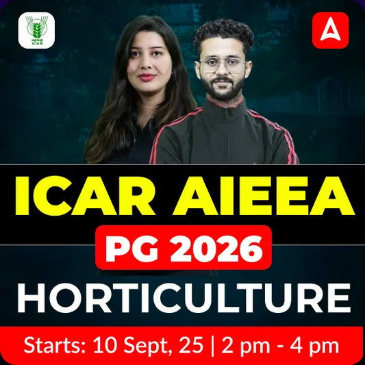 ICAR AIEEA PG 2026 Horticulture Complete Batch | Online Live Classes By Adda247
