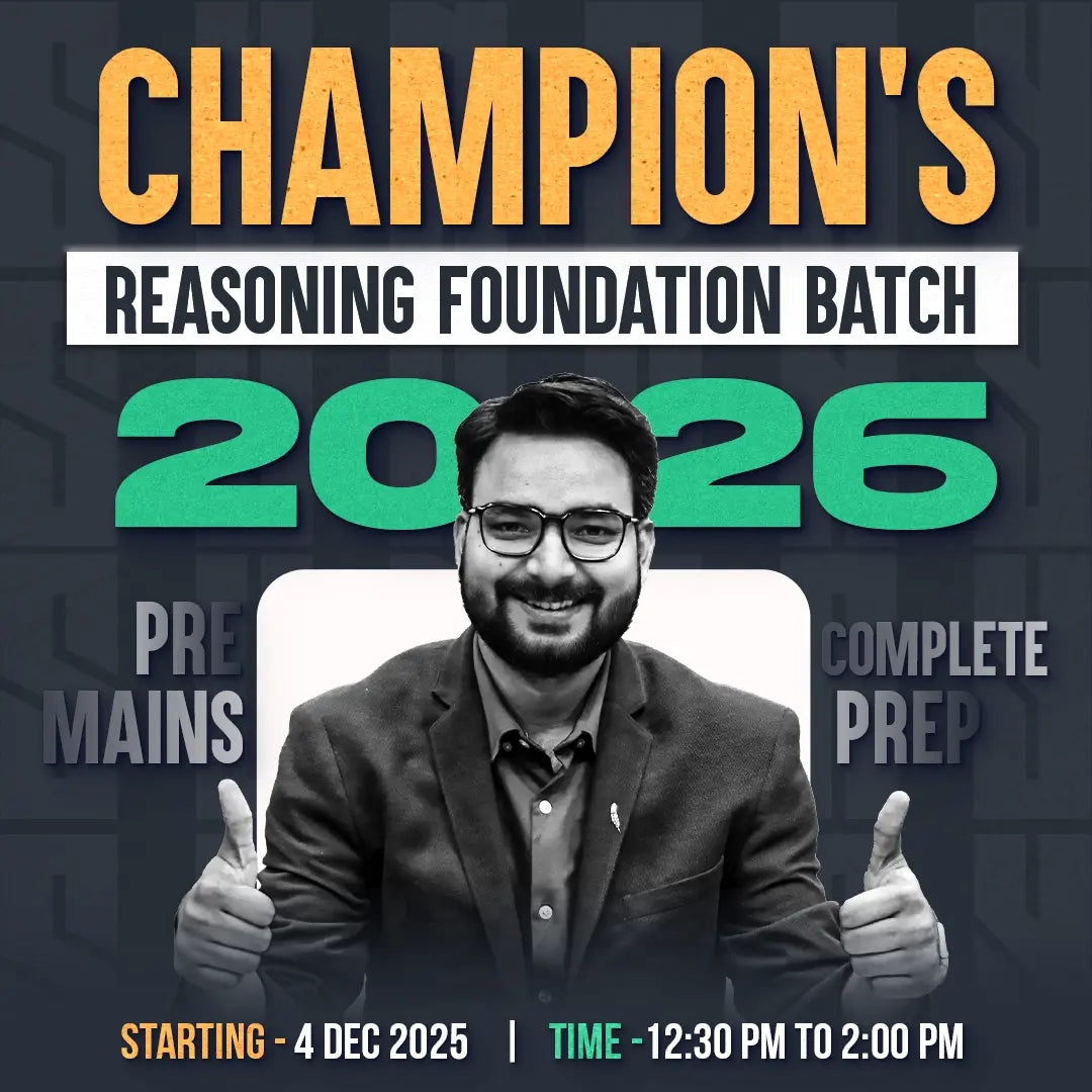 Champions Batch 2026 Reasoning Foundation for Bank Exams | Pre + Mains | Online Live Classes by Adda 247