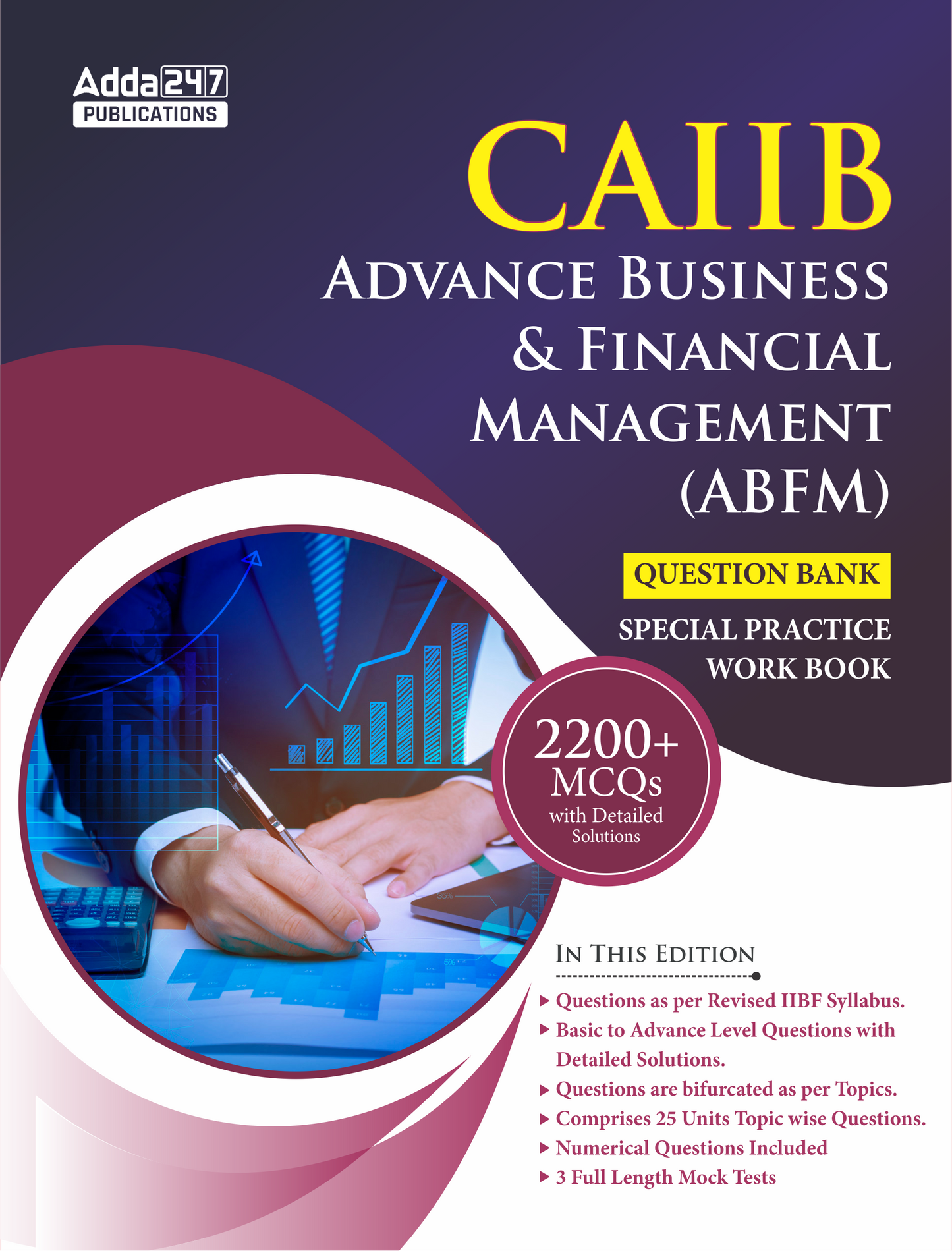 CAIIB Advance Business & Financial Management (ABFM) Question Bank Practice Book 2200+ MCQs with Detailed Solution (English Printed Edition) By Adda247
