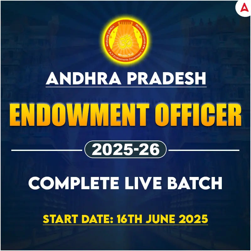 AP Endowment officer 2025-26 | Complete Live Batch | Online Live Classes By Adda247