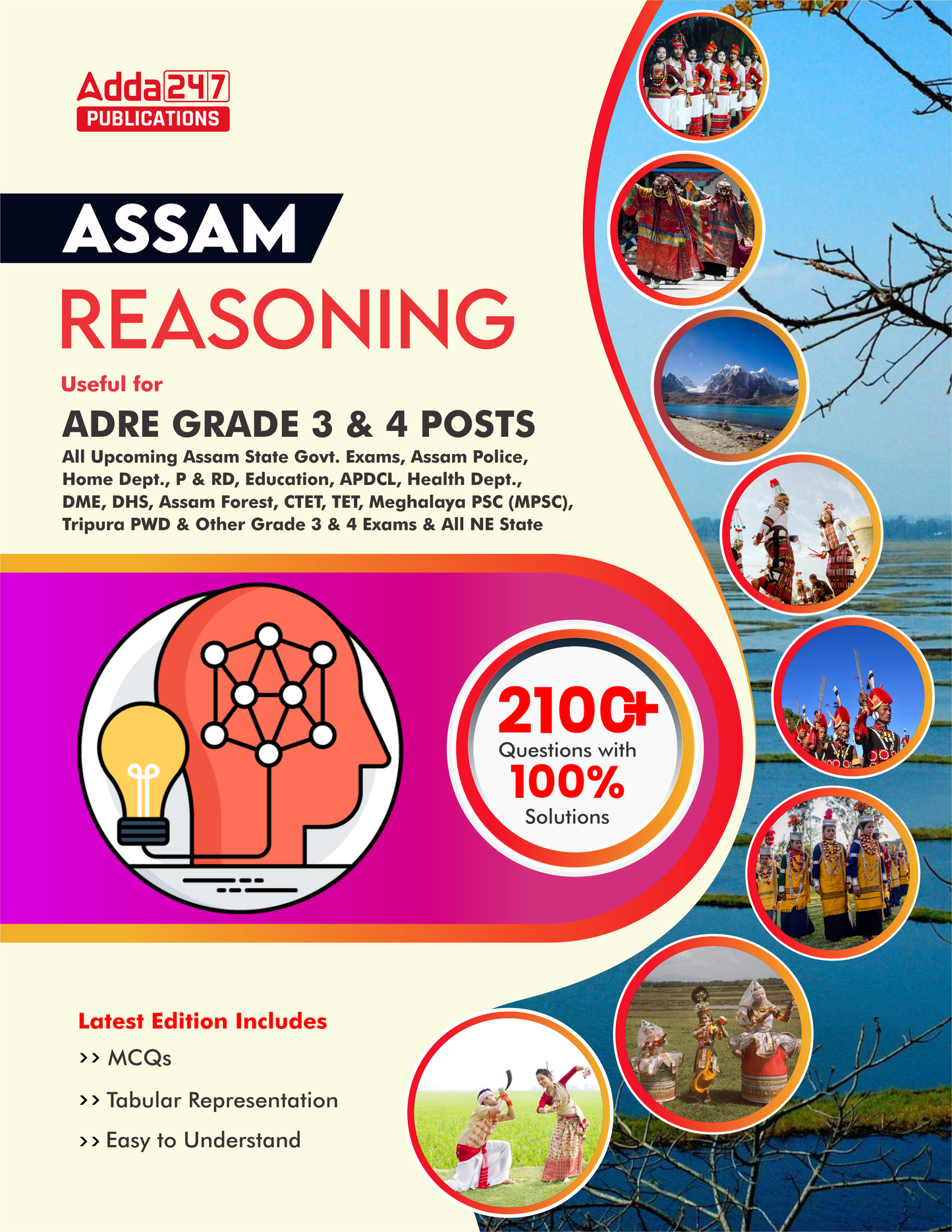 ASSAM ADRE Grade 3 & 4 Posts Reasoning Book (English Printed Edition) By Adda247