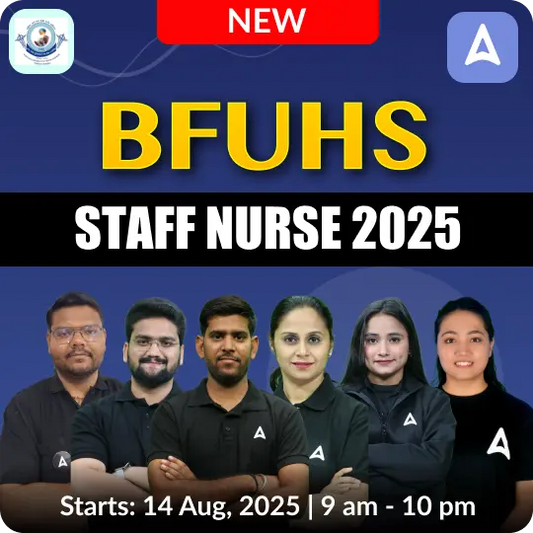 BFUHS Staff Nurse 2025 | Live + Recorded batch by Adda247