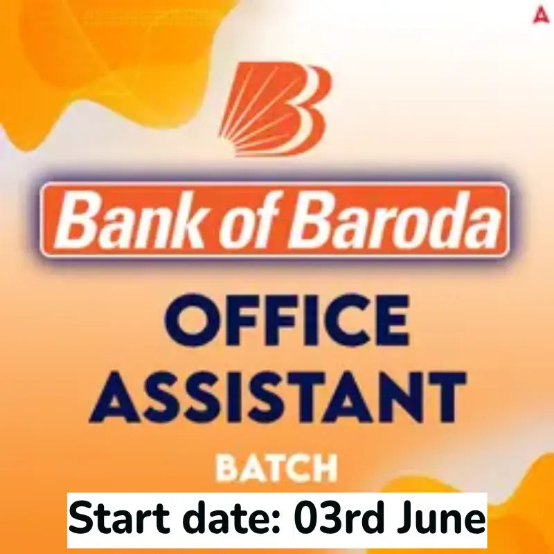 Mission Bank of Baroda 2025-26 | Office Assistant Batch | Online Live Classes by Adda247