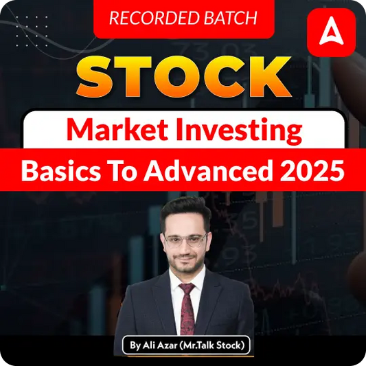 Stock Market Investing Basics to Advanced 2025|Complete Recorded Video Course by Adda247
