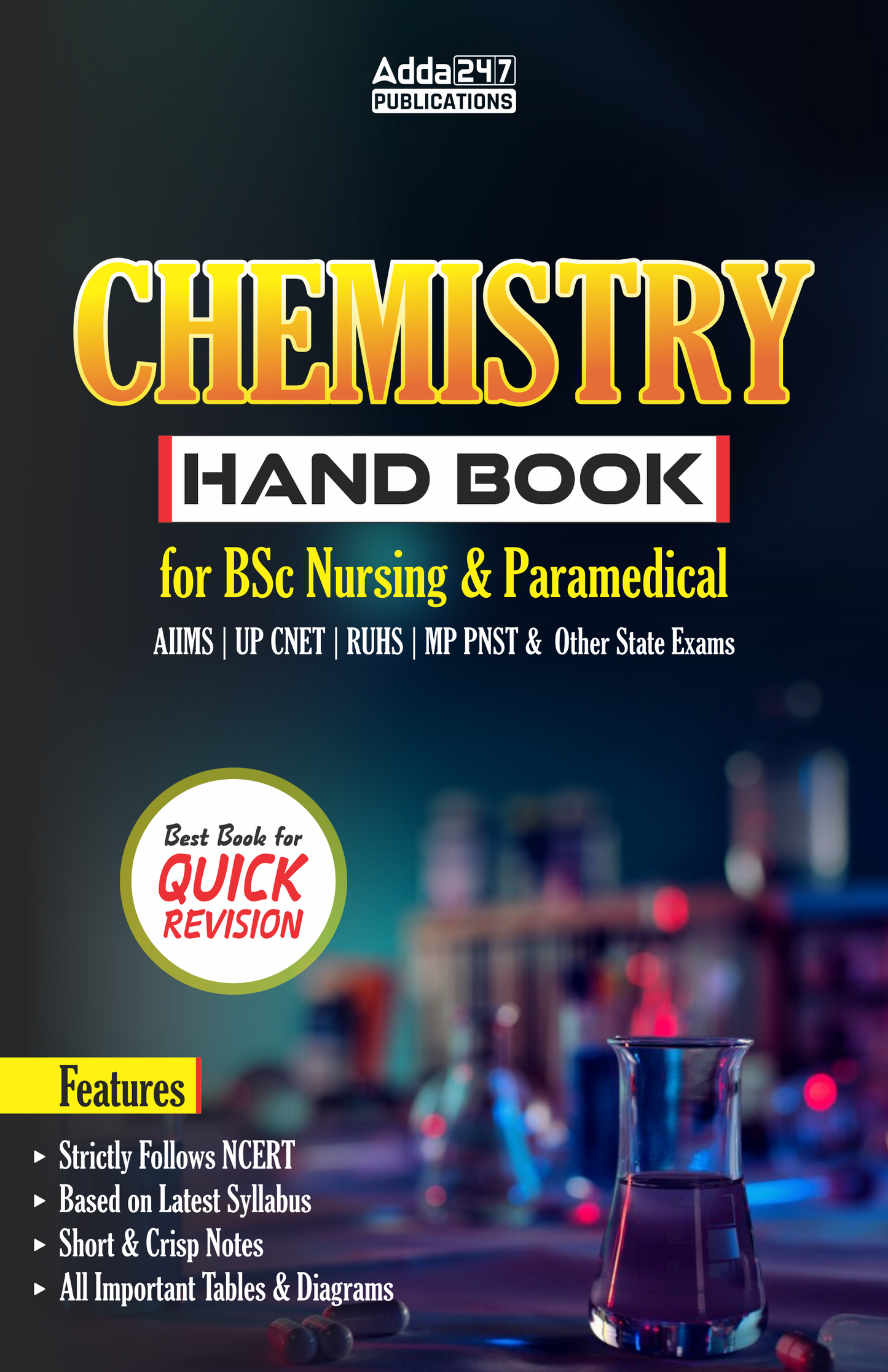 B.Sc Nursing & Paramedical Chemistry Hand Book Quick Revision  For AIIMS,UP CNET,RUHS,MP PNST Exams (English Printed Edition) By Adda247