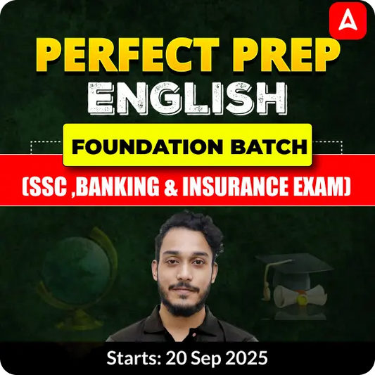 PERFECT PREP ENGLISH FOUNDATION BATCH | SSC & BANKING | Online Live Classes by Adda 247
