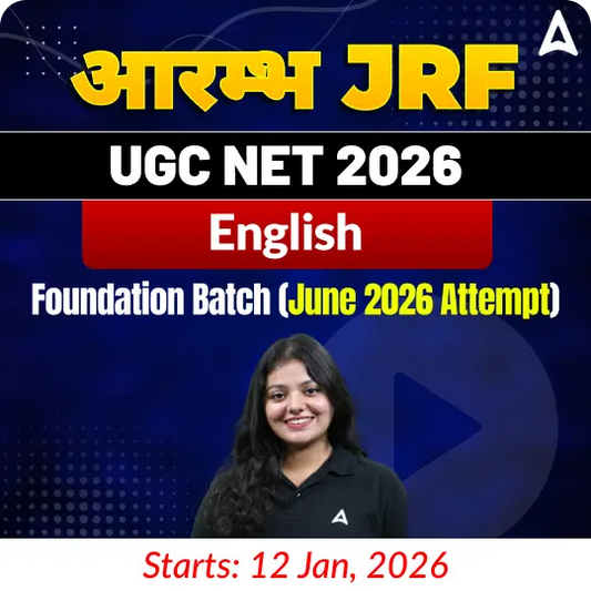 UGC NET 2026 | English Foundation Batch (June 2026 Attempt) I Online Live Classes by Adda247