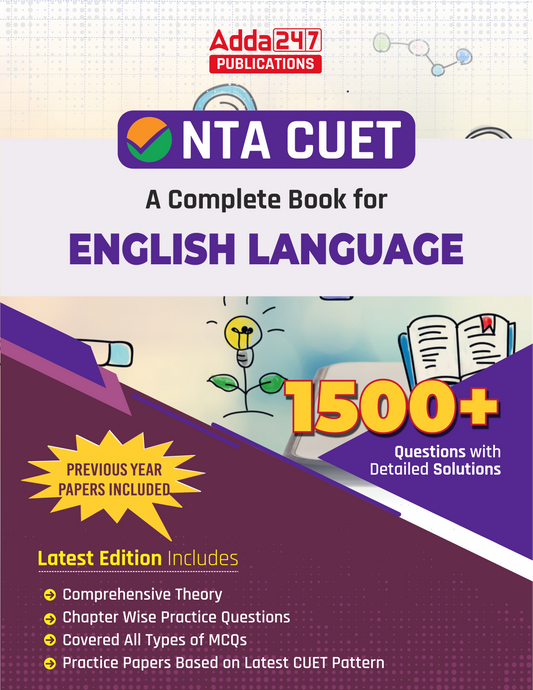 CUET UG 2026 English Language Book (Printed Edition) By Adda247