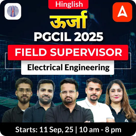 Urja 1.0 - PGCIL JE 2025 Electrical Engineering | Hinglish | Complete Live +Recorded Batch by Adda247
