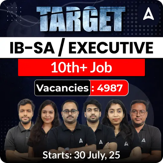 Target IB Security Assistant Executive 2025 | Complete Preparation Batch | Prelims to Mains | Online Live+Recorded Classes