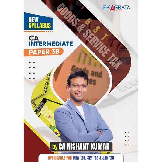CA Intermediate GST Book for Sep'25 & Jan'26 by CA Nishant Kumar