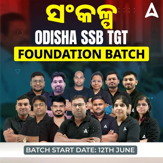 ODISHA SSB TGT Foundation Batch | Online Live Classes By Adda247