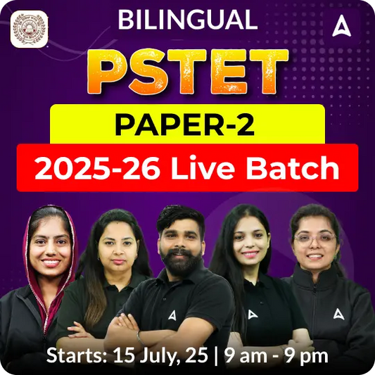 PSTET Paper-2 2025-26 Live Batch | Bilingual | Online Live Classes by Adda 247