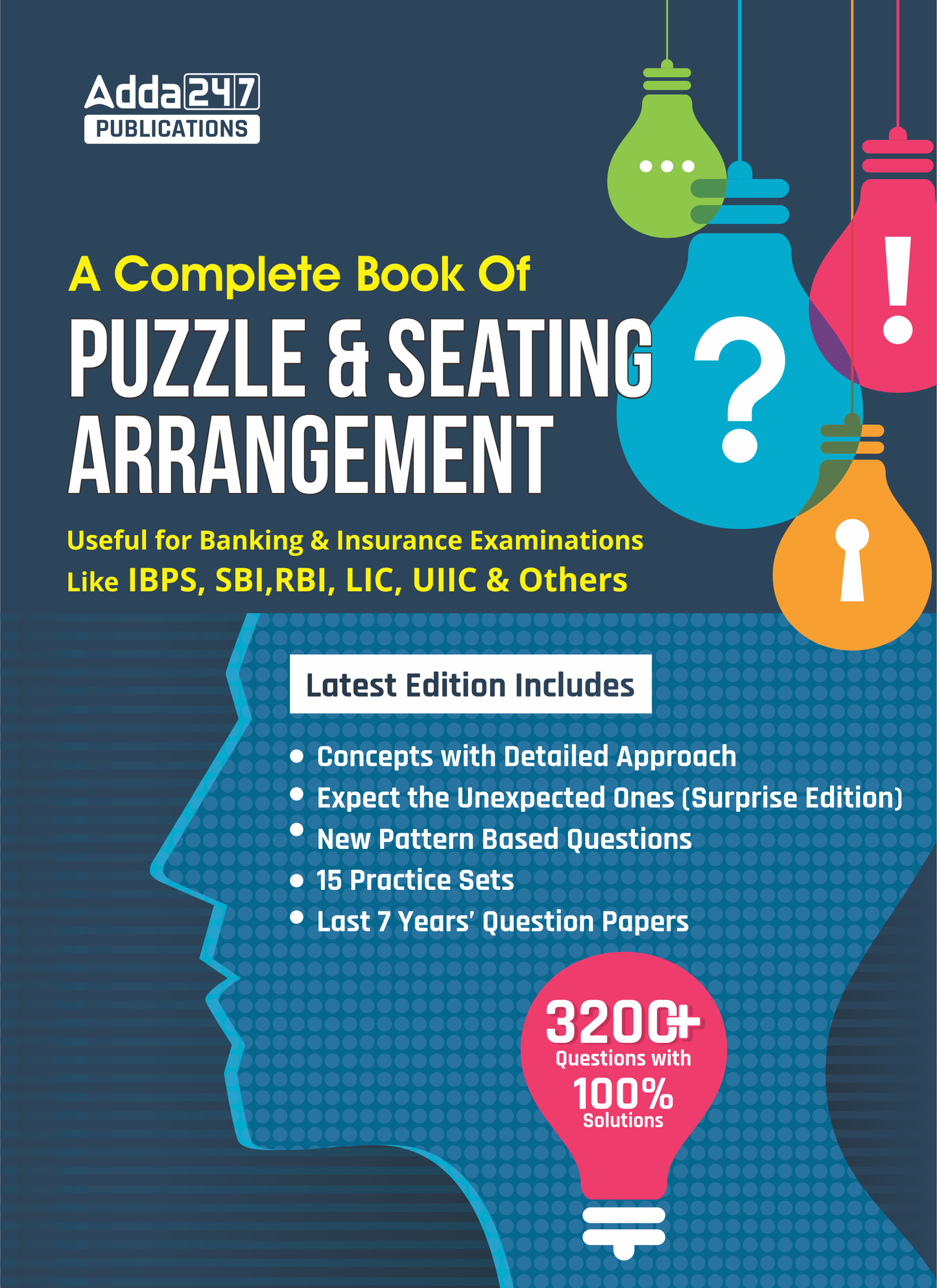 A Complete Book of Puzzles & Seating Arrangement (Third Printed English Edition) By Adda247
