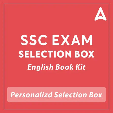 SSC Exam 2025-26 Selection Box Kit (English Printed Edition) by Adda247