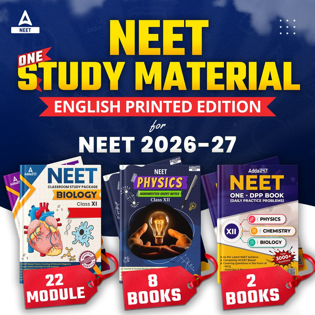 NEET One Study Material for - 2026 (English Printed Edition) As per New Syllabus and PYQs | Complete Class 11th & 12th - 32 Printed Books