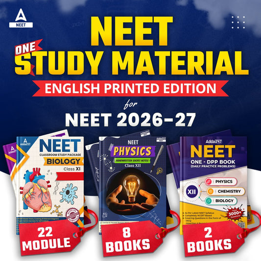 NEET One Study Material for - 2026 (English Printed Edition) As per New Syllabus and PYQs | Complete Class 11th & 12th - 32 Printed Books