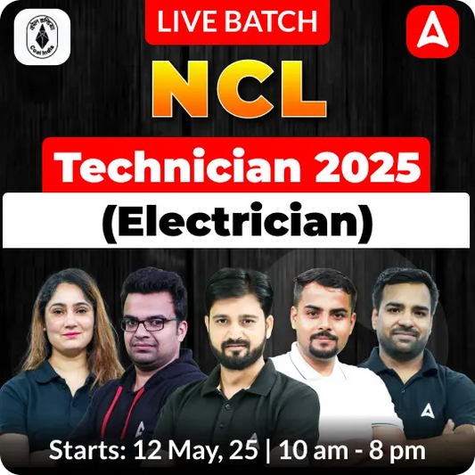 Champions 1.0 NCL Technician 2025 (Electrician) Complete Foundation batch l Hinglish