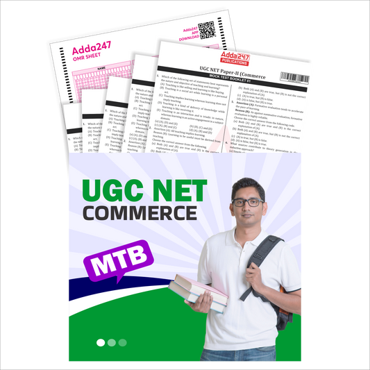 NTA UGC NET/JRF/SET  Commerce Paper - II Mock Test 2025|Includes latest December 2023 Papers With 10 Practice OMR Sheet  (English Printed Edition) By Adda247