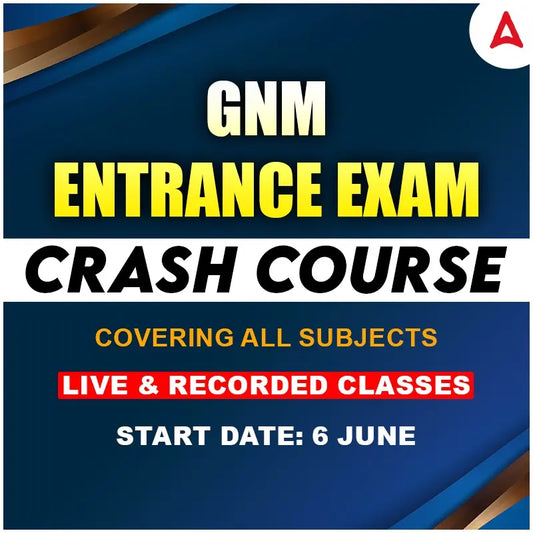 GNM Entrance Exam | Online Live Classes by Adda 247