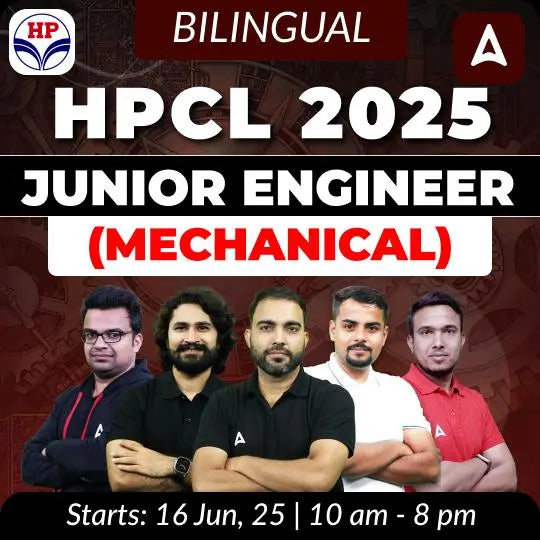 Tejas - HPCL JE (Mechanical) 2025 | Hinglish | Online Live + Recorded Classes